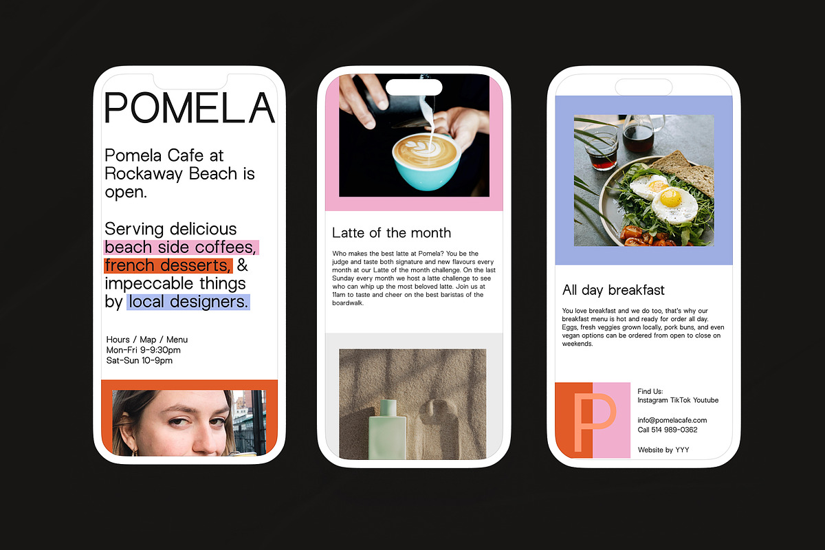 Pomela - Mini Webflow Template, a Landing Page Template by YYY ~ Webflow Templates (Photo 3 of 5)