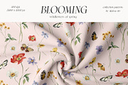 BLOOMING wildflowers of spring, a Seasonal Illustration by AleksaArt (Thumbnail 8 of 13)