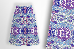 Vintage Purple Pattern Seamless, a Pattern Graphic by Sharon Schwalbe