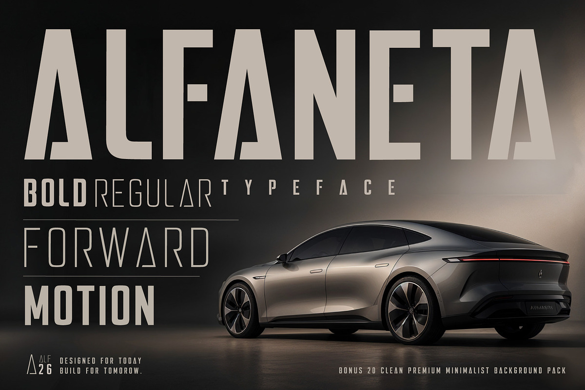 ALFANETA – Modern Branding Typeface, a Sans Serif Font by HypeWorksCo (Photo 1 of 13)