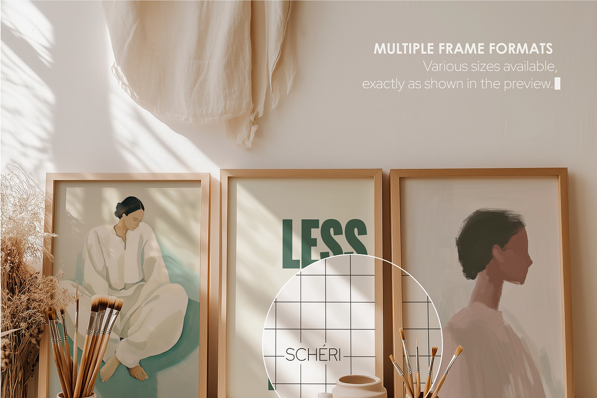 CREATIVE MESS | Frame mockup set, a Household Mockup by SCHÉRI (Photo 8 of 10)