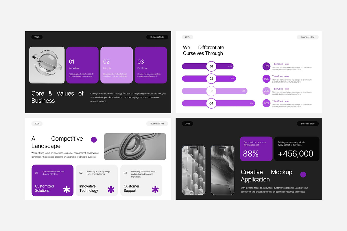 Modern Business Proposal Pitch Deck, a Presentation Template by Eklip Studio (Photo 2 of 6)