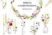 Wildflowers Floral Clipart Set, a Decorative Illustration by anastasiia.art (Thumbnail 3 of 9)