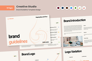 Inkwave Creative Brand Guideline, a Magazine Template by productype1