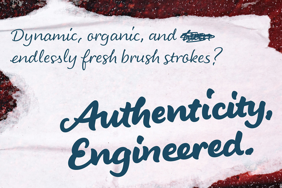 LiebeHeide Brush, a Font by LiebeFonts (Photo 10 of 20)