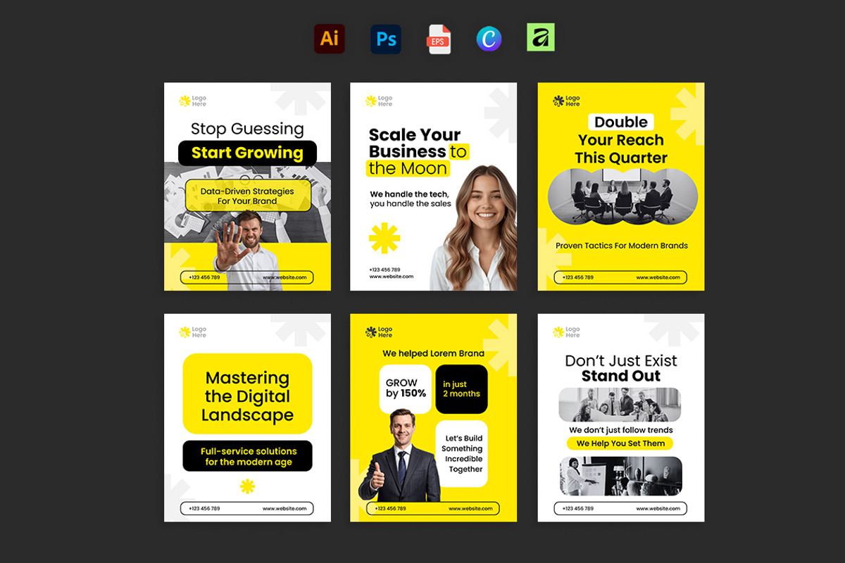 Clean Digital Agency - Social Media, a Social Media Template by Jiwstudio (Photo 2 of 5)