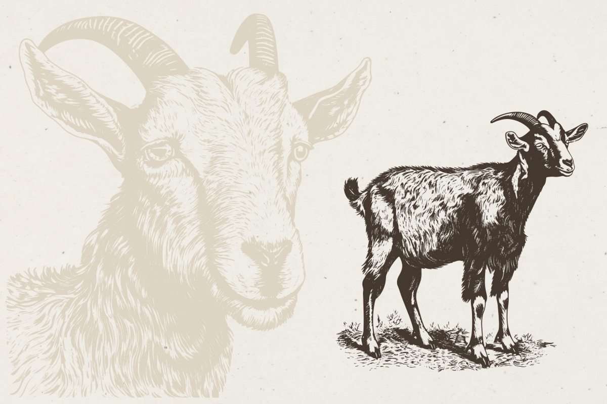 Farm Animals Illustrations, an Animal Illustration by Nocturnal Wolf (Photo 9 of 14)