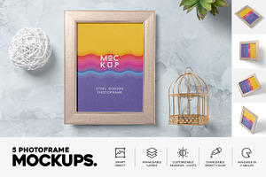 Steel Frame Mockups