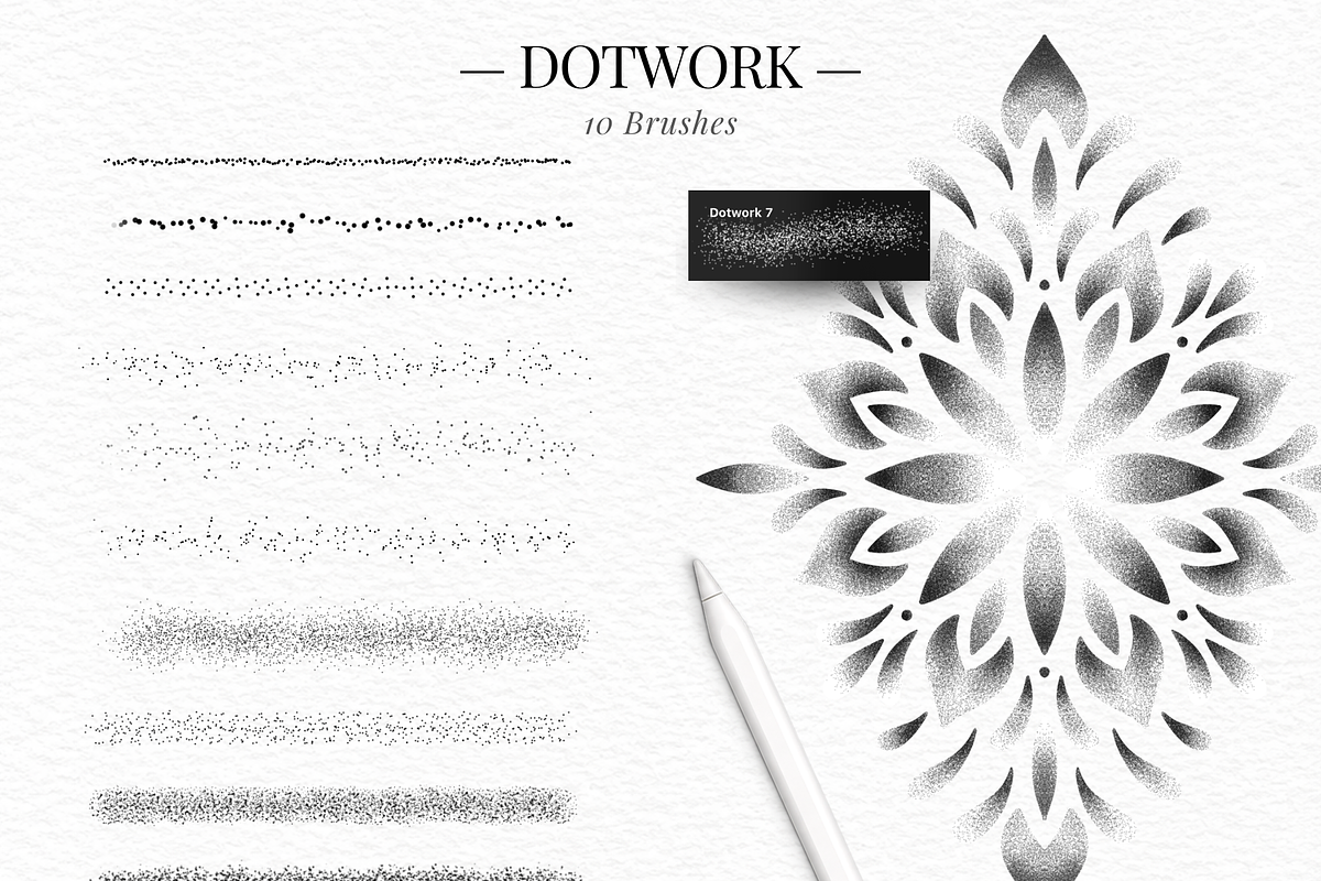 130 Tattoo Procreate Brushes, a Brush Add-On by LaurenceVArtiste (Photo 4 of 10)