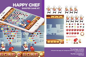 Happy Chef Ball Shooter Game Kit