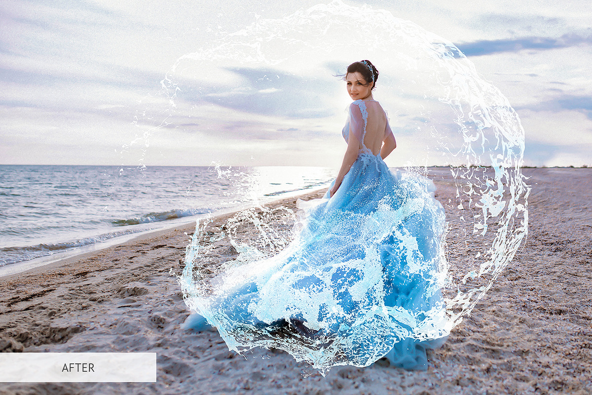 Water Splash Photoshop Overlays, a Plug-in Add-On by FixThePhoto (Photo 16 of 34)