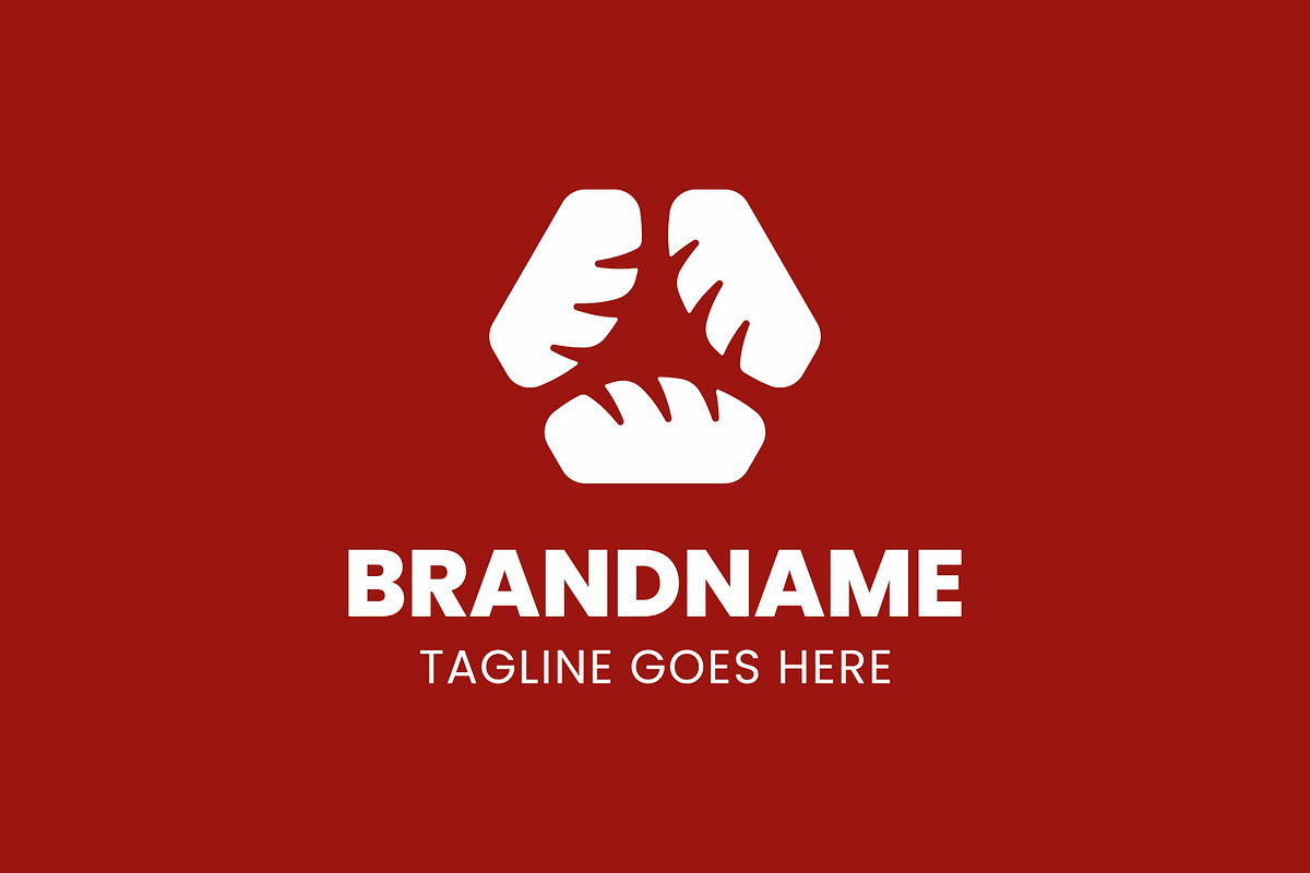 Triple Bread Modern Logo, a Branding & Logo Template by Pray Art Design Studio (Photo 2 of 2)
