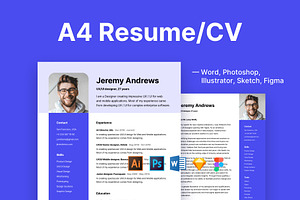 Resume UX/UI Designer Google Slides