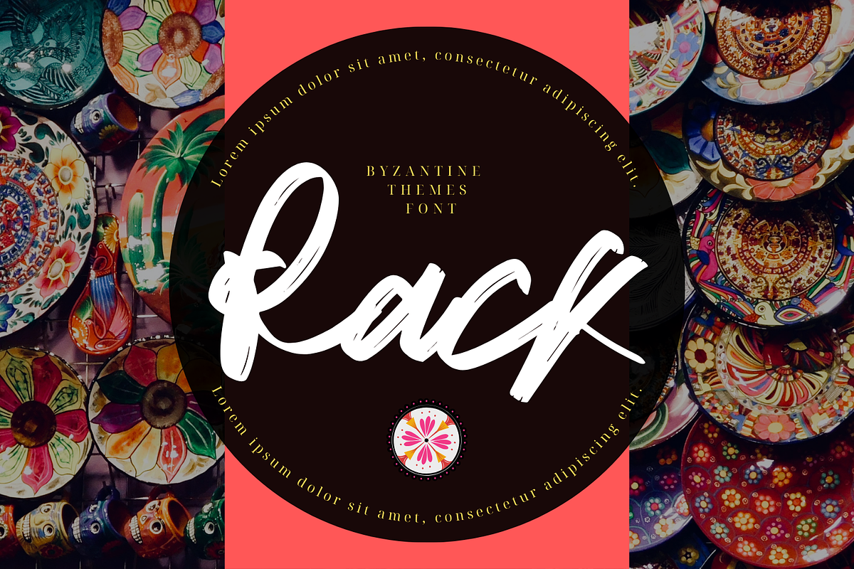 Byzantine Themes Brush Font, a Script Font by 177Studio (Photo 6 of 7)