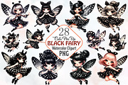 Cute pin up black fairy, an Illustration by RobertsArt (Thumbnail 1 of 7)