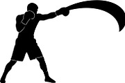 Boxing Fighter Silhouette Bundle, an Illustration by Designs_River (Thumbnail 3 of 31)