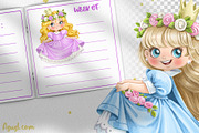 Three watercolor princesses, a Person Illustration by Azuzlikus (Thumbnail 2 of 4)