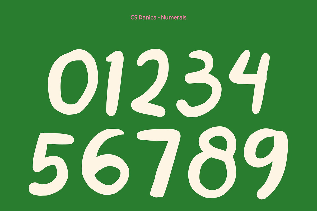 CS Danica – Handwritten Script, a Script Font by Craft Supply Co. (Photo 4 of 8)