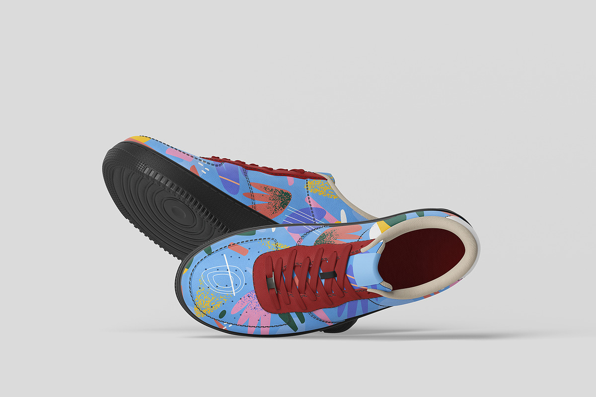 Sneakers Air Force Mockup, an Advertising Mockup by GraphicVil (Photo 8 of 9)