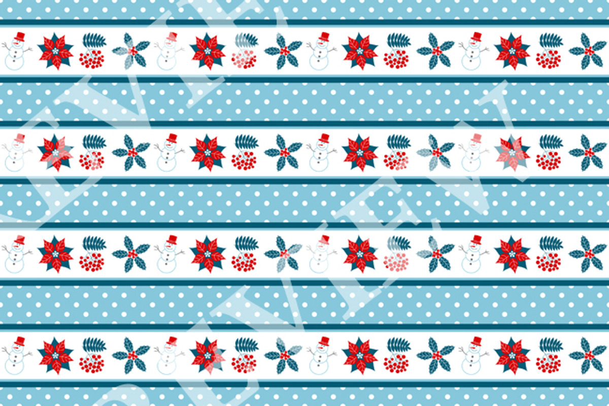 Winter Time Digital Paper preview 4