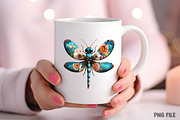 Whimsical Spring Dragonfly Clipart, an Illustration by Craft Nest (Thumbnail 9 of 10)