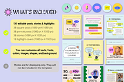 Retro Canva Instagram Booster Pack, a Social Media Template by Guavamelo Studio (Thumbnail 3 of 15)