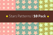 Stars Patterns 10 Pack(AI, PNG, JPG), a Pattern Graphic by SUBCUTANEO STORE (Thumbnail 1 of 4)