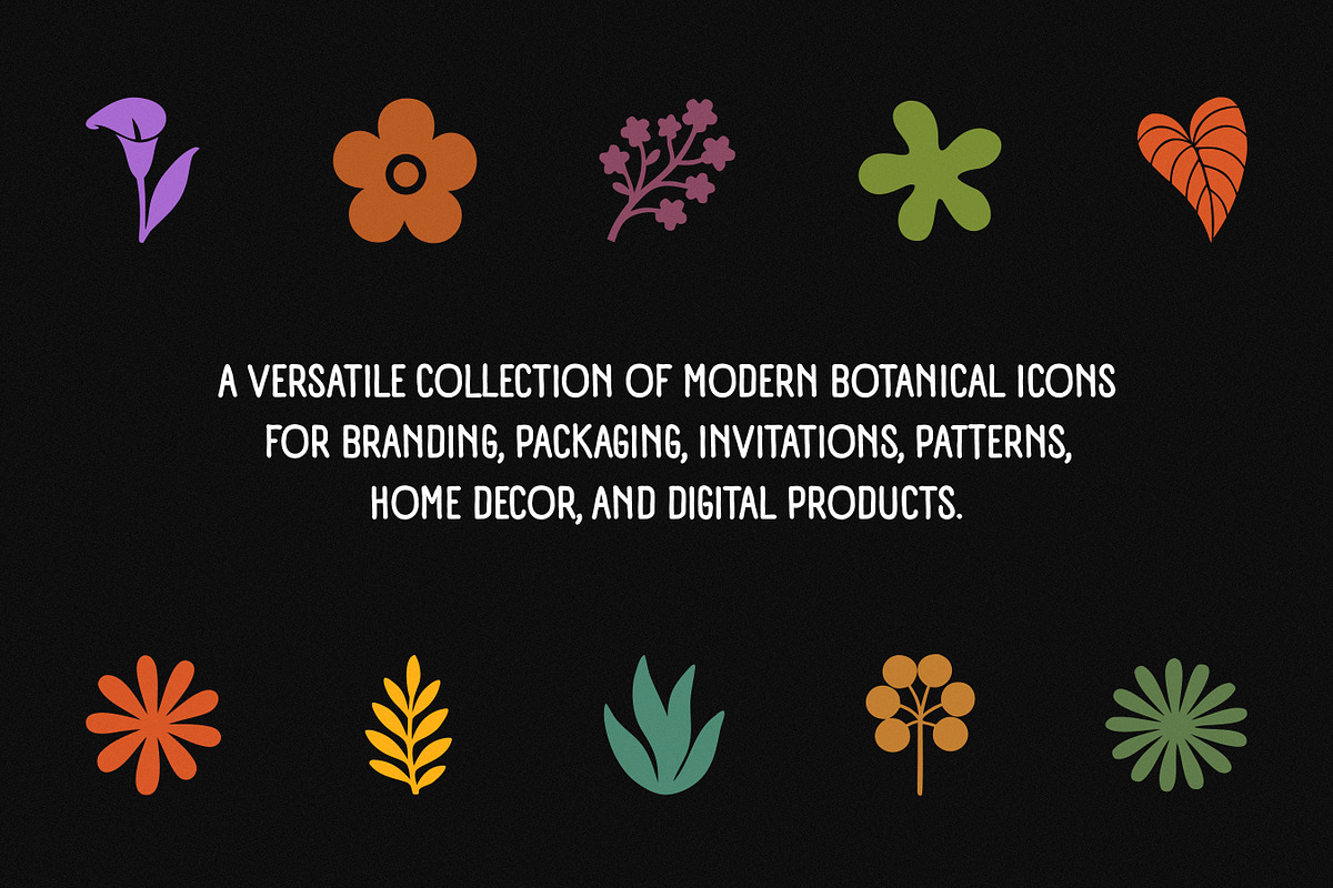 Flora Elements: 208 Botanical Shapes, an Object Graphic by pixelbuddha.net (Photo 5 of 7)