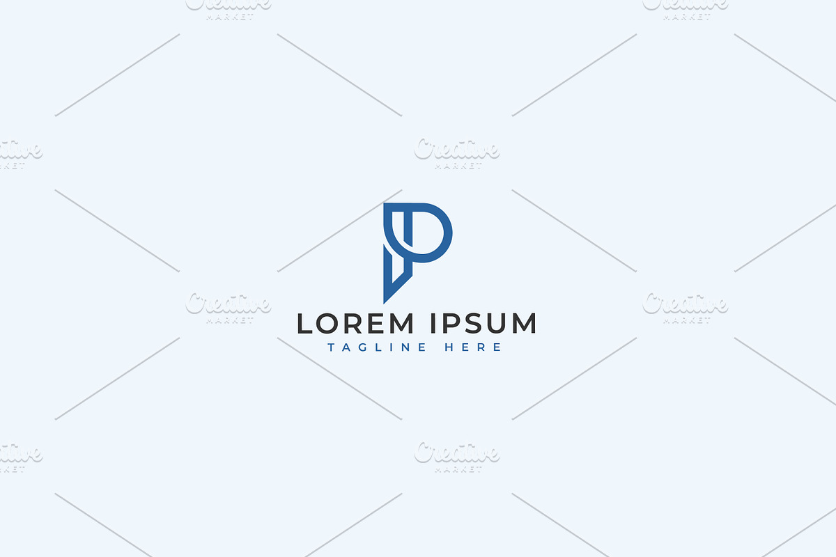 Letter P logo template, a Branding & Logo Template by vectplus (Photo 2 of 2)