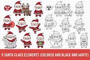 Kawaii Christmas clipart, an Illustration by Lexi Claus (Thumbnail 4 of 6)