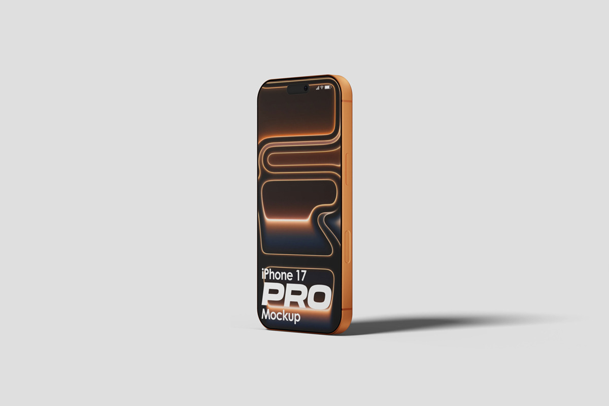 iPhone 17 Pro Mockup, an iPhone Mockup by scribrostudio (Photo 3 of 13)