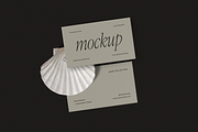 Elegant Business Card Mockup Scene, a Packaging Mockup by Oasis Mockups (Thumbnail 2 of 2)