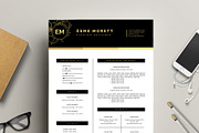 Fashion Resume Template for MS Word, a Resume Template by This Paper Fox (Thumbnail 2 of 5)