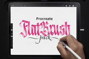 Calligraphy Brush Pack for Procreate, a Brush Add-On by Jackson Alves Shop
