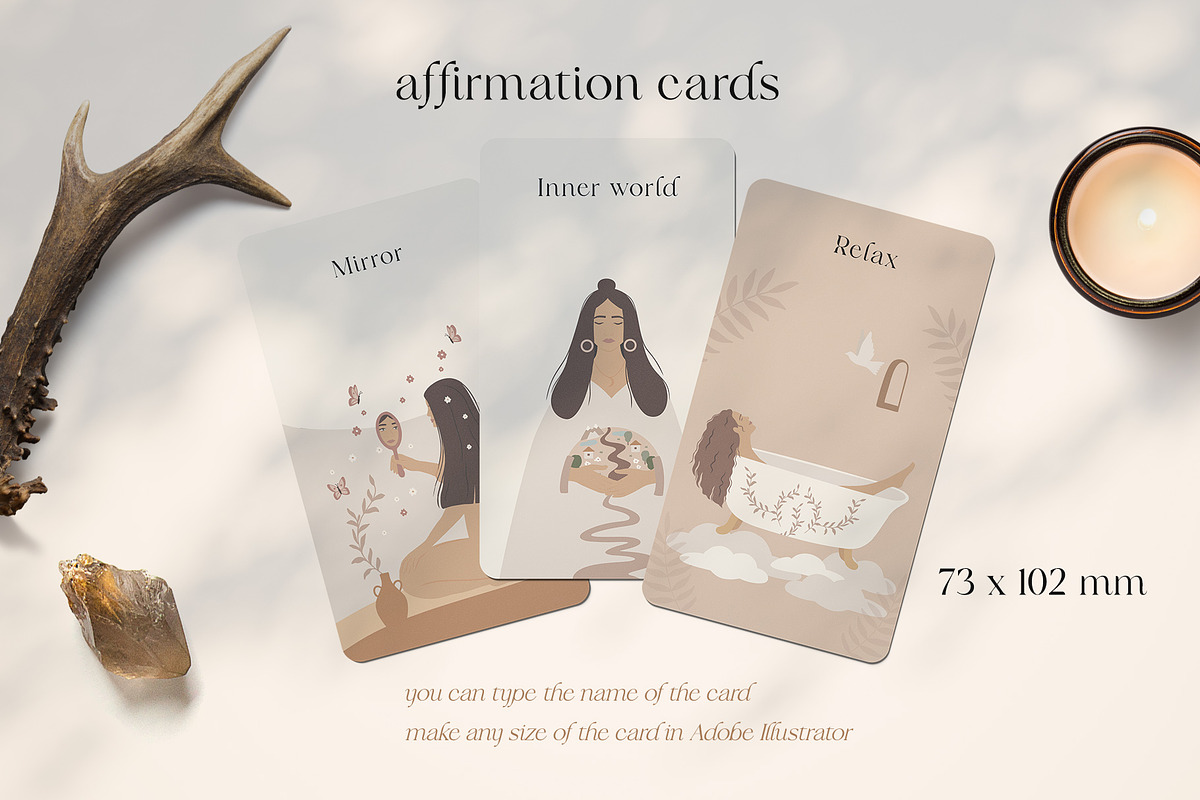 Affirmation cards collection, a Healthcare Illustration by Alisovna (Photo 2 of 7)