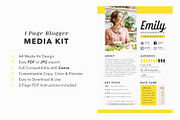 Blogger Media Kit Canva Template, a Presentation Template by White Dreamers (Thumbnail 2 of 4)