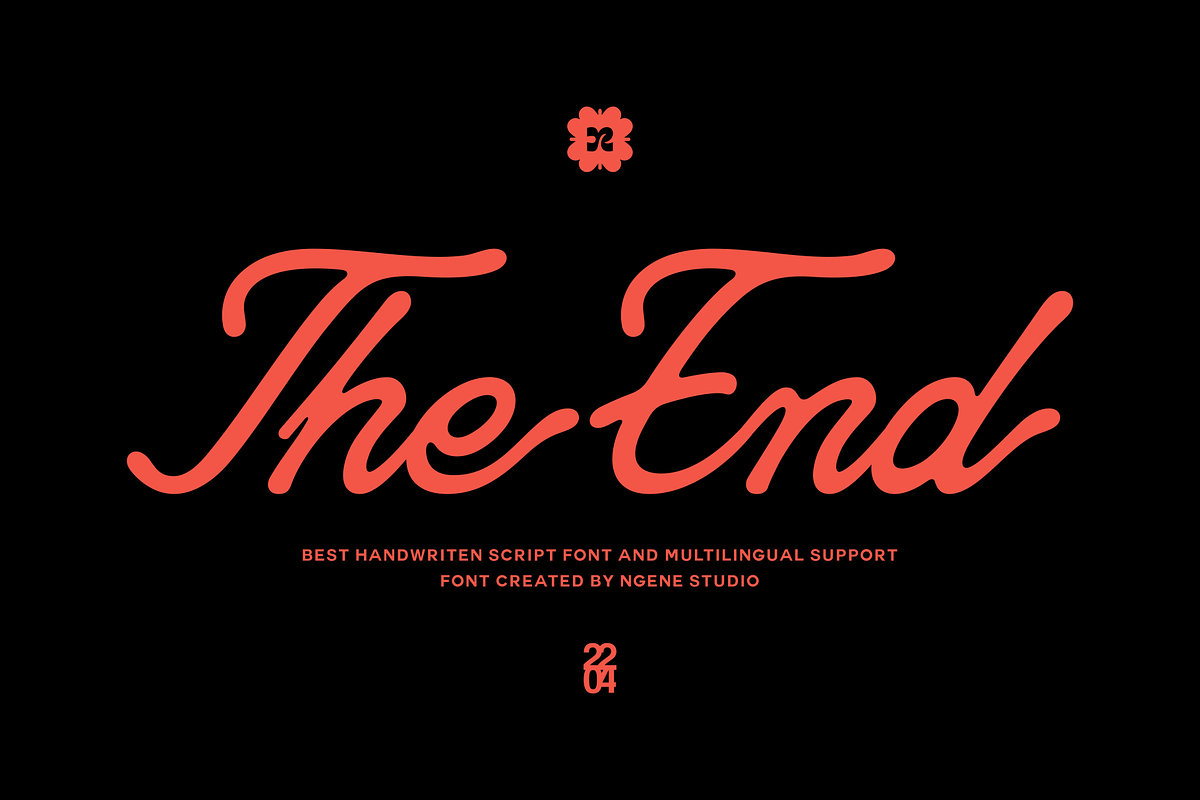 Endarlie, a Script Font by ngene (Photo 9 of 9)