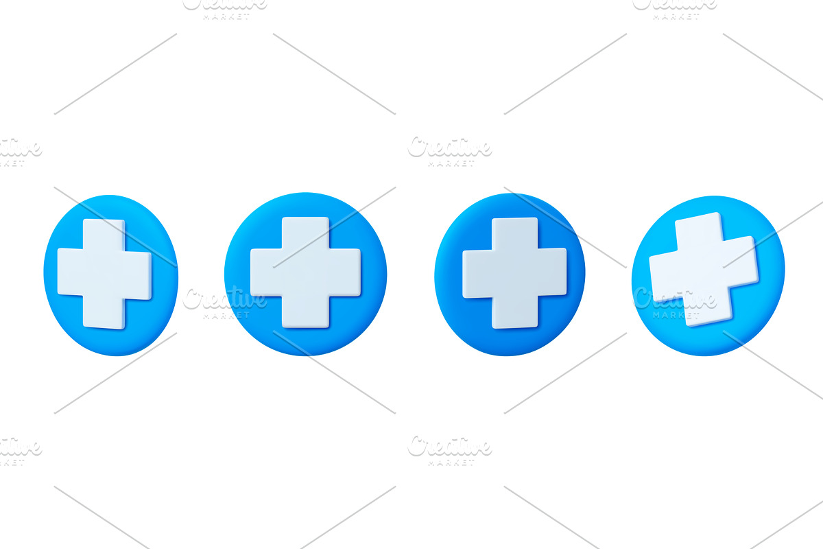 Healthcare, hospital, medical 3d, an Object Illustration by Valerie Bodnar