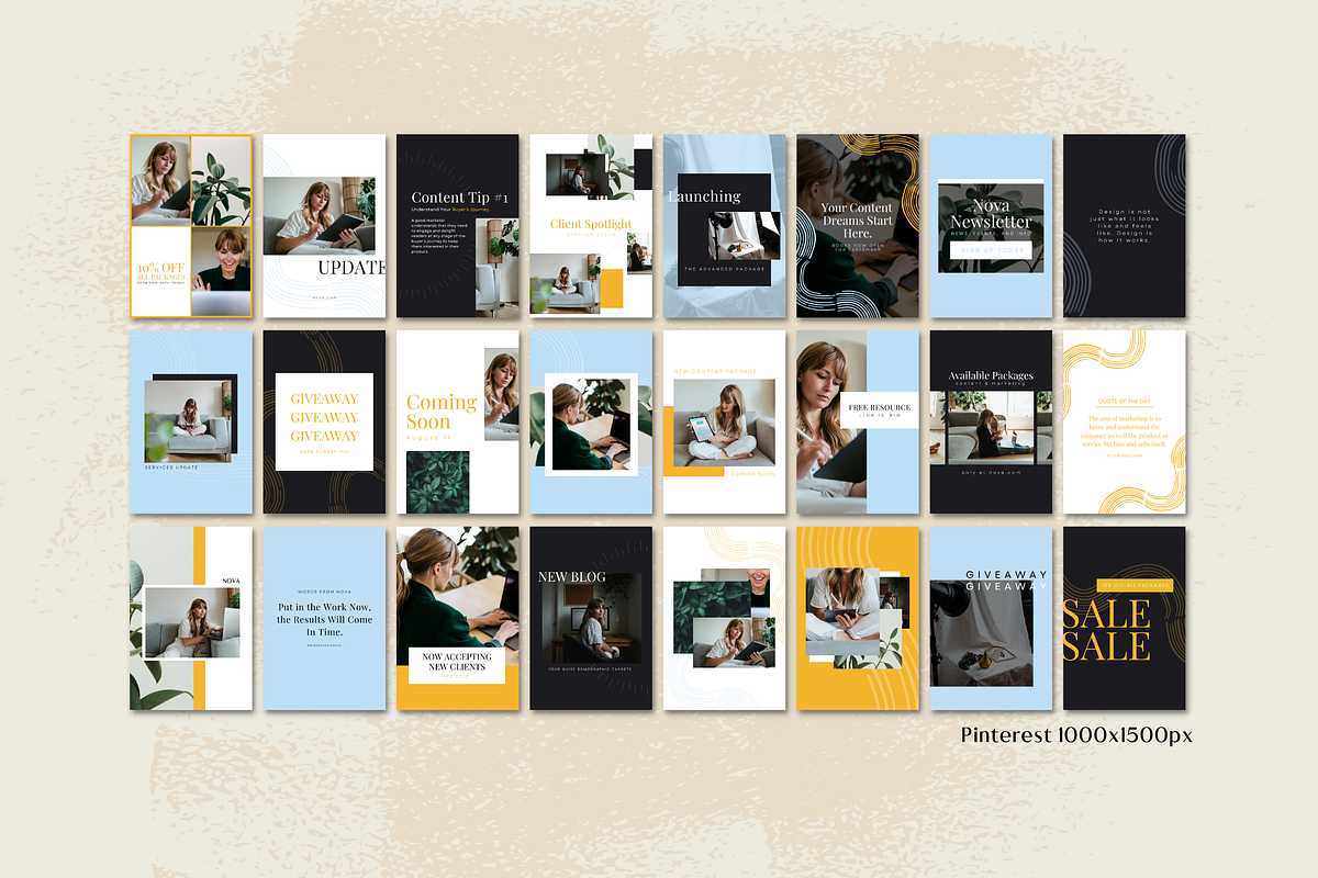 Social Media Canva Bundle - Nova, a Social Media Template by Station Seven (Photo 5 of 8)