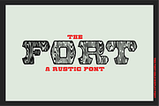 The Fort | A Rustic Display Font, a Serif Font by Bend Industries (Thumbnail 4 of 6)