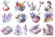 Lavender Pamper Time Clipart, an Illustration by Dream Creation (Thumbnail 3 of 4)