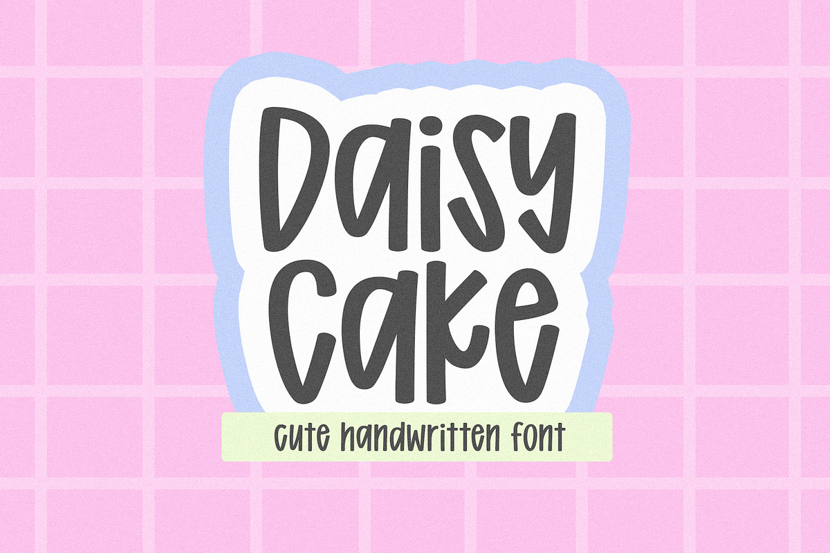 Daisy Cake | Cute Handwritten Font, a Handwritten Font by KA Designs (Photo 1 of 13)
