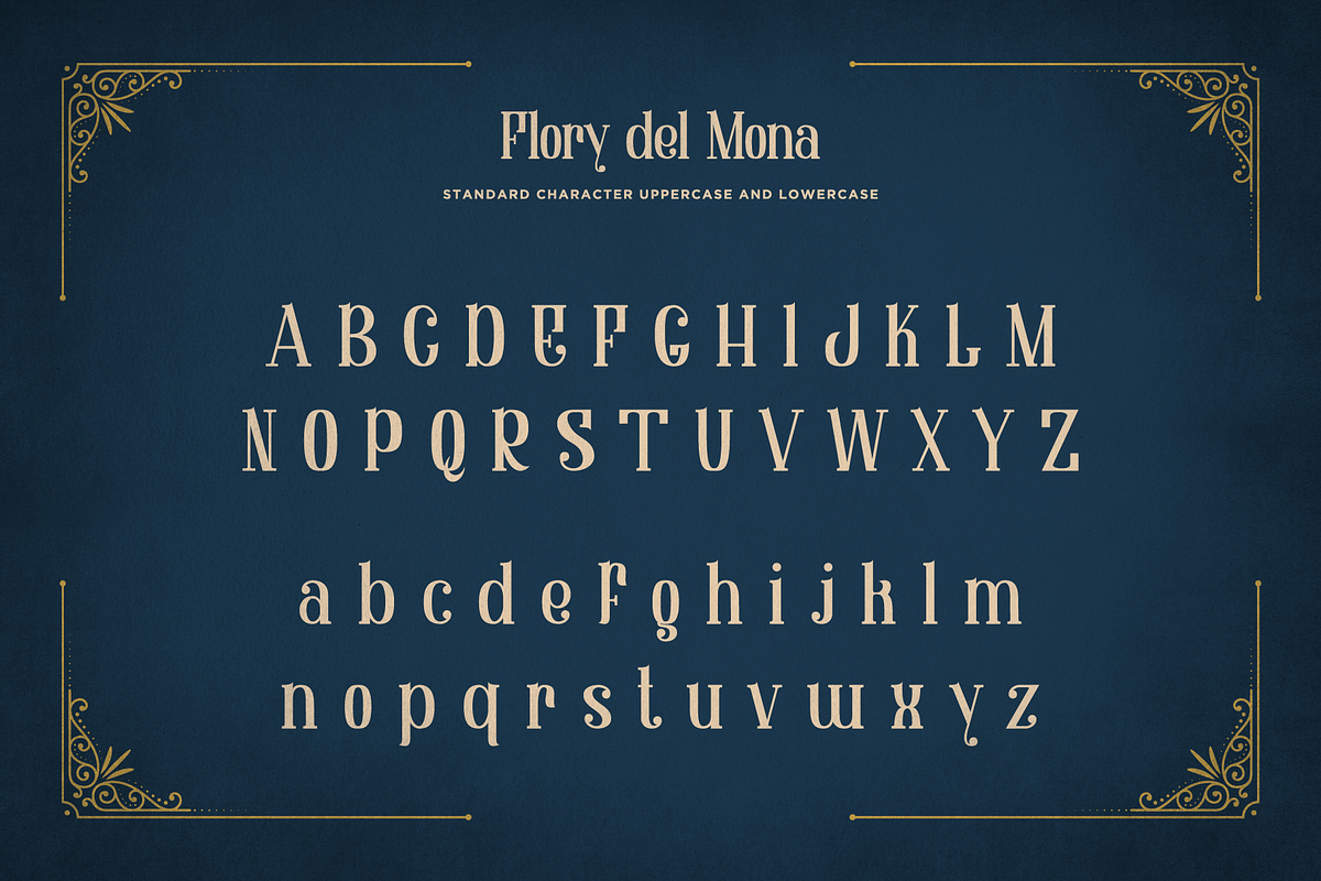 Flory del Mona, a Serif Font by ilhamtaro (Photo 7 of 11)