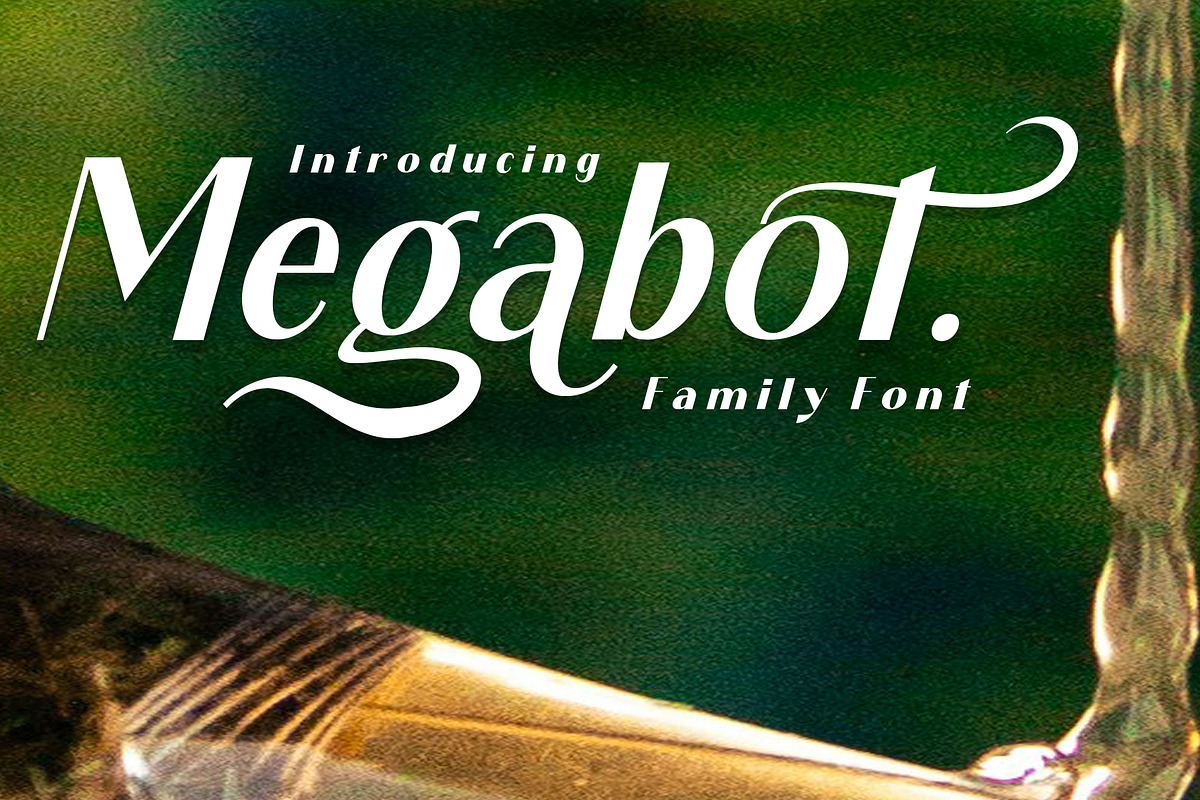 Megabot, a Sans Serif Font by Sulthan Studio (Photo 1 of 10)