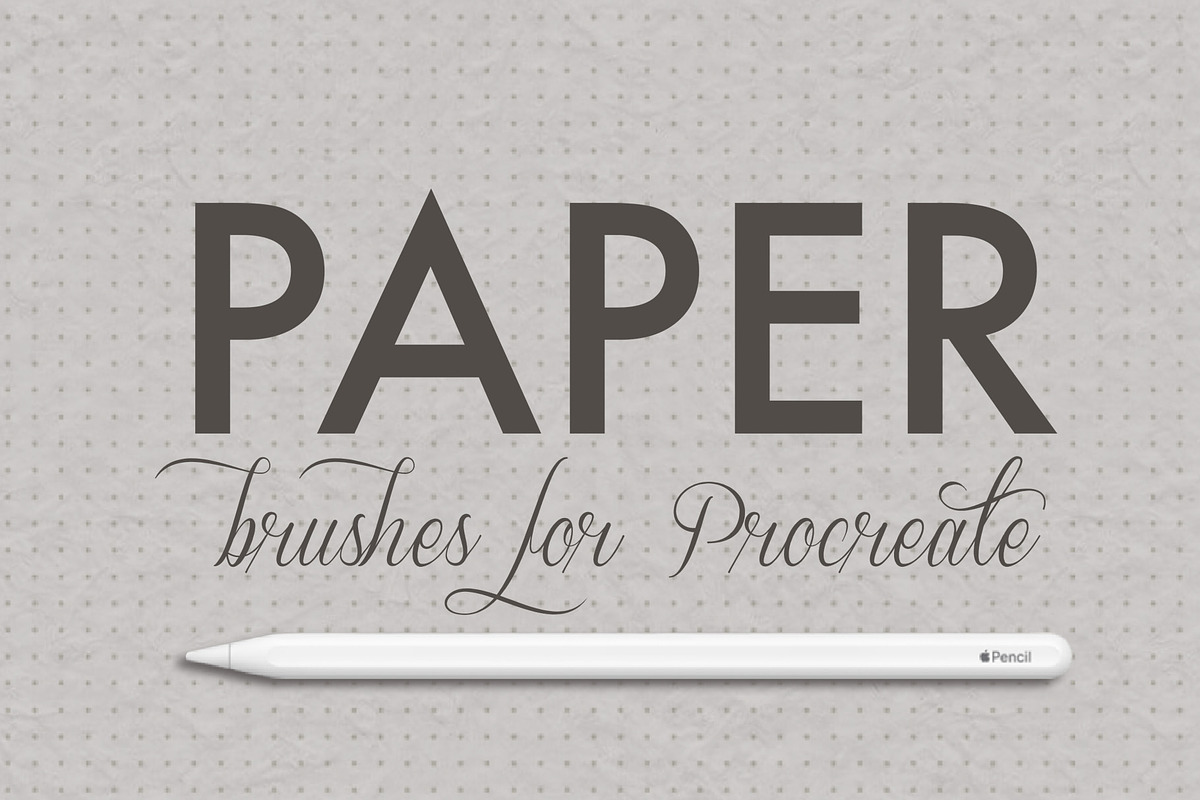 Paper texture brushes for Procreate, a Brush Add-On by Andreen (Photo 1 of 5)
