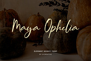 Maya Ophelia Signature Font, a Handwritten Font by UICreative (Thumbnail 1 of 13)