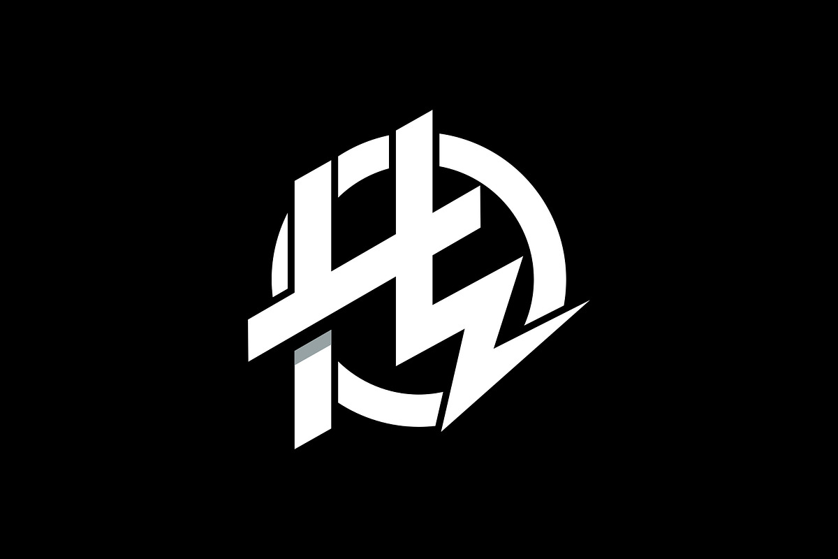 H Thunder Letter Logo, a Branding & Logo Template by kidzdsgn (Photo 1 of 5)