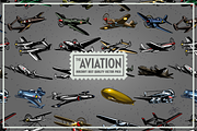 The Aviation Vector pack, an Object Graphic by Novisouldado (Thumbnail 2 of 10)