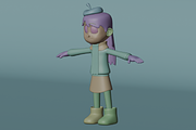 Cute Girl 3D Character, a Characters & Person 3D Model by Dudukbersama (Thumbnail 2 of 2)