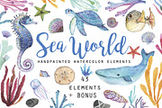 43 elements of undersea world, an Animal Illustration by digital_essence (Thumbnail 1 of 5)